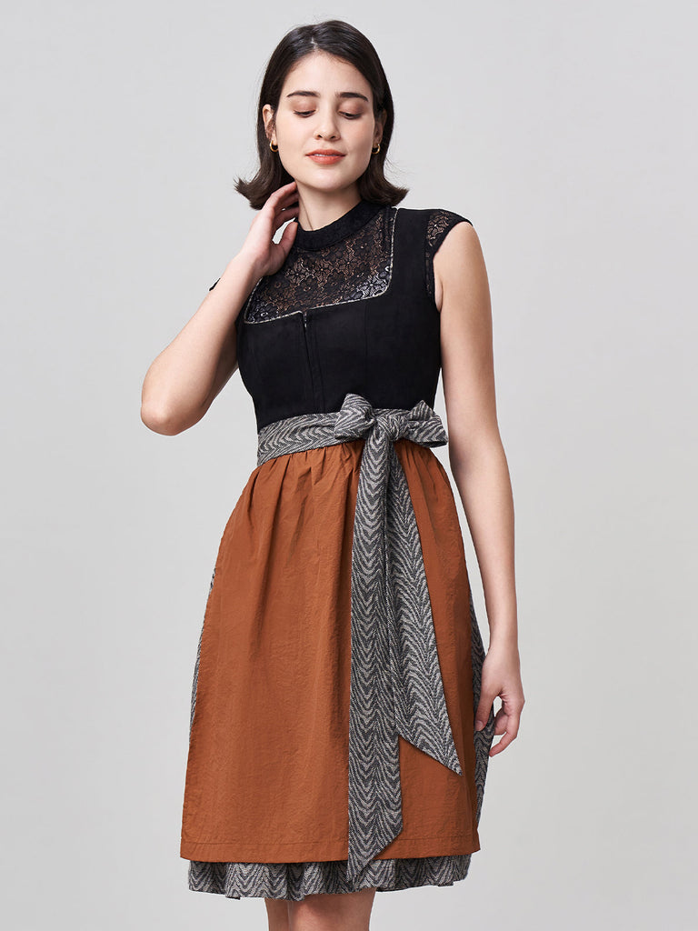 Dirndl-Glamour auf dem Oktoberfest: Rot-Schwarze Dramatik & Verspielte Mini-Dirndl Trends