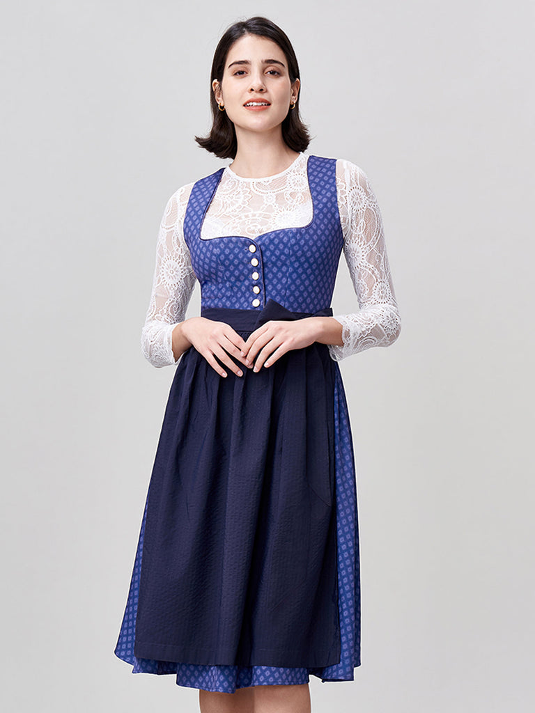Dirndl Samt Blau, mit Herzausschnitt & Kaufberatung: Stilvolle Trachtenmode entdecken