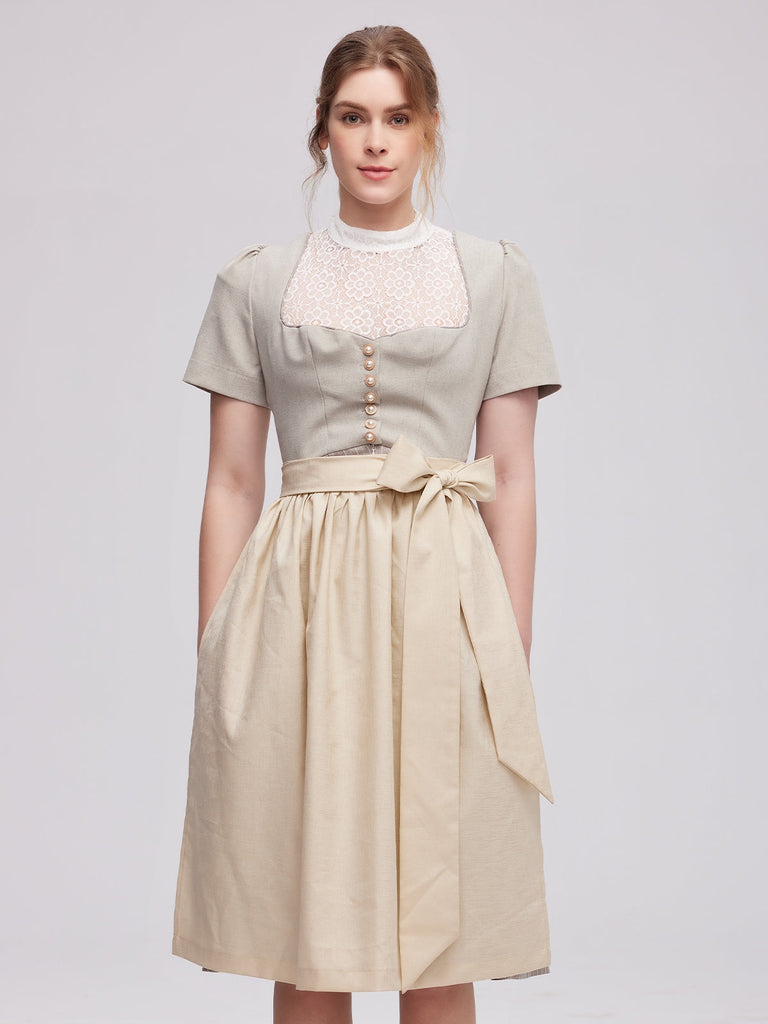 Beige Revolution: Zeitgemäßes Dirndl zwischen Chic und Funktion