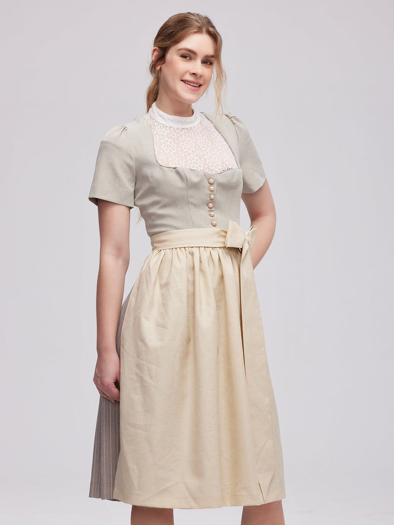 Beiges Dirndl & Samt Dirndl Beige: Zeitlose Eleganz für jeden Anlass