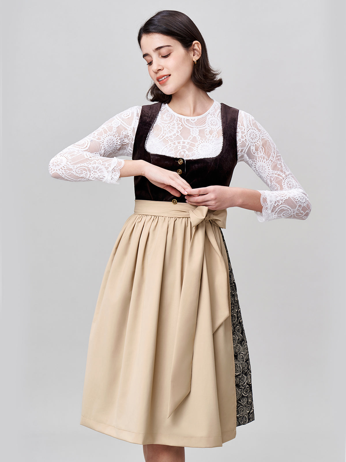 DIRNDL - NICOLE IN BROWN