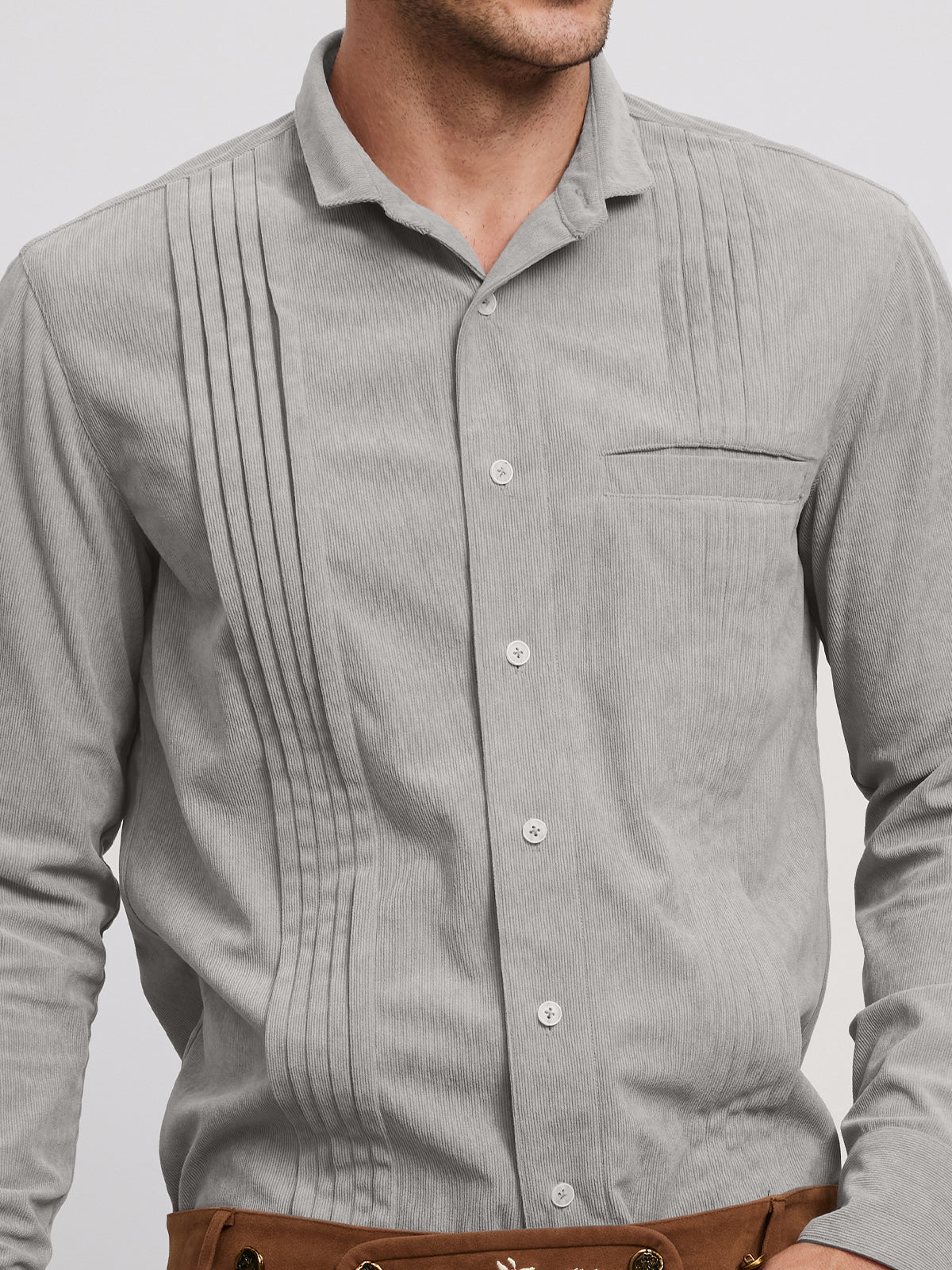 MEN'S SHIRT ANTON GRAY