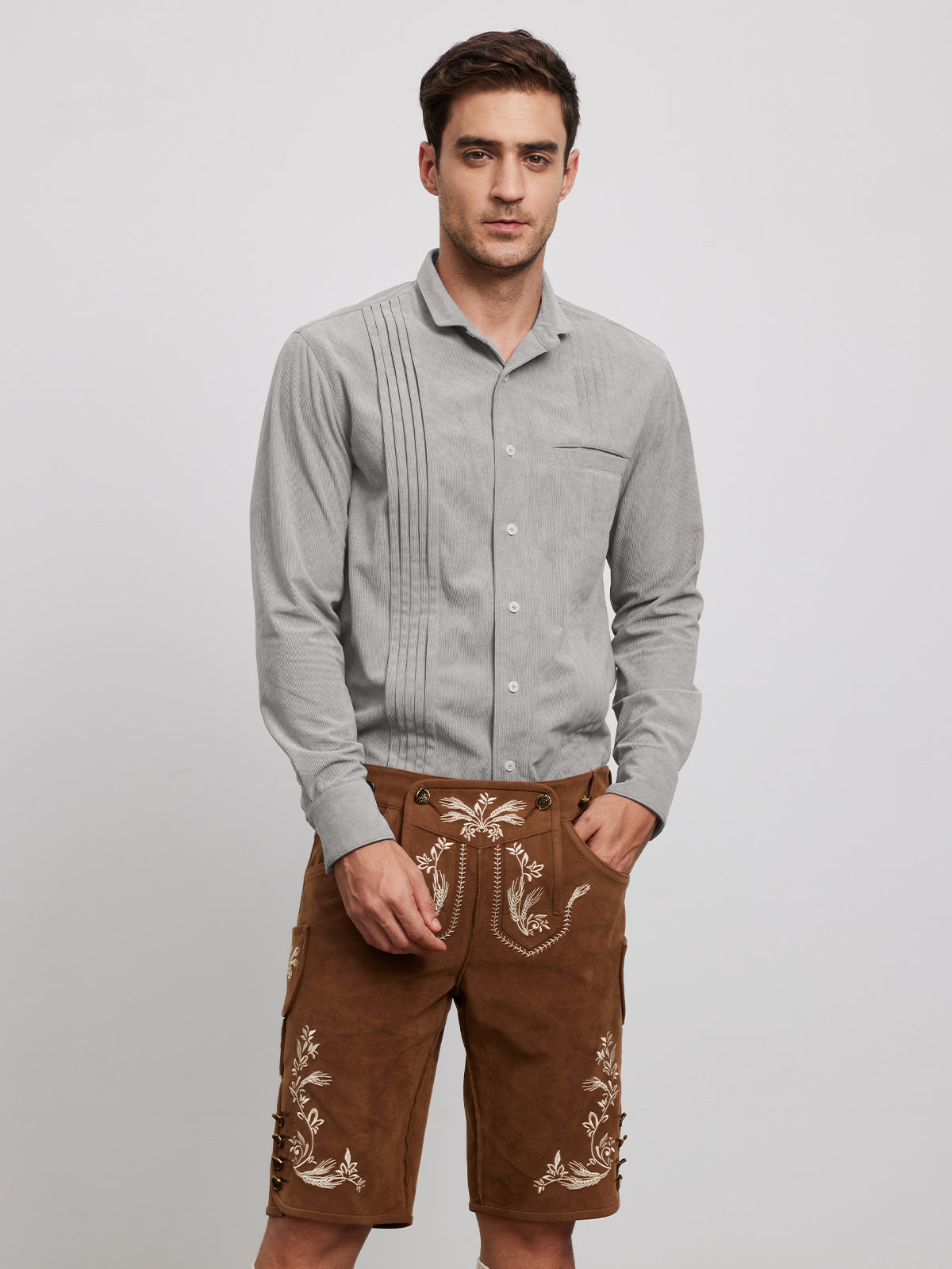 MEN'S SHIRT ANTON GRAY