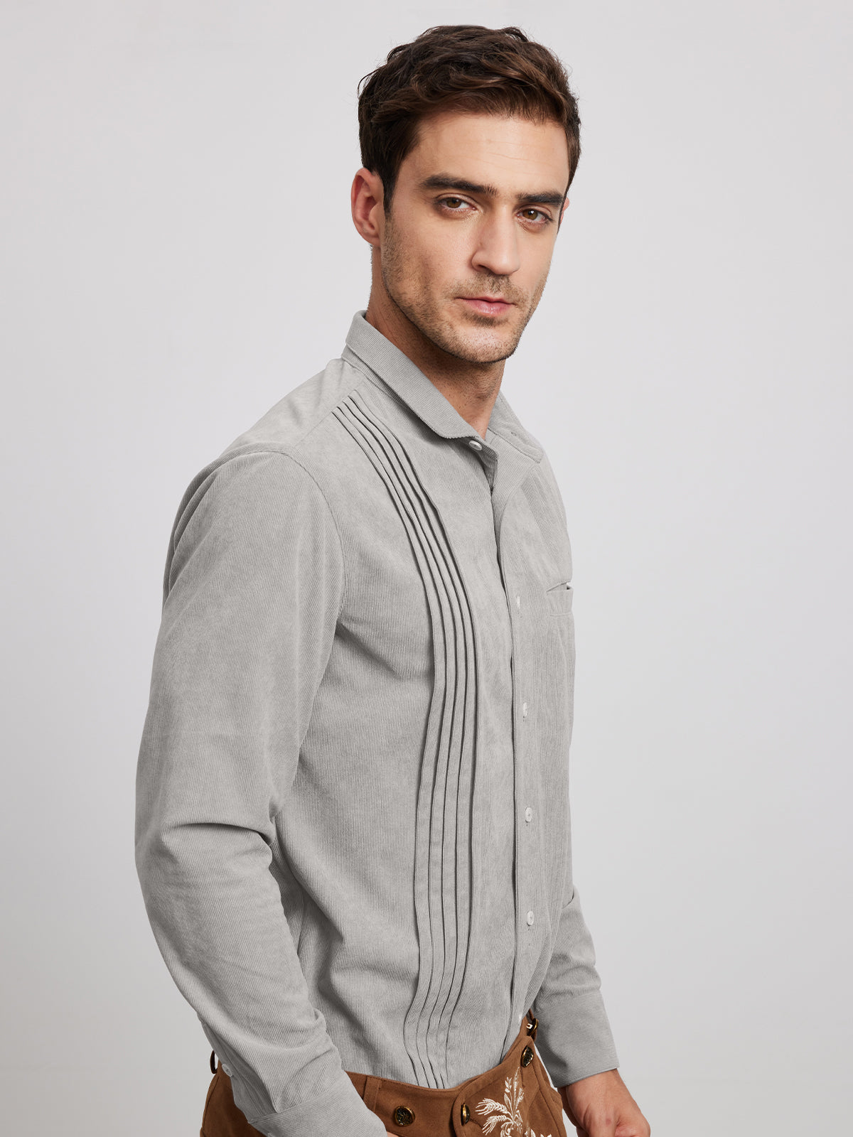 MEN'S SHIRT ANTON GRAY