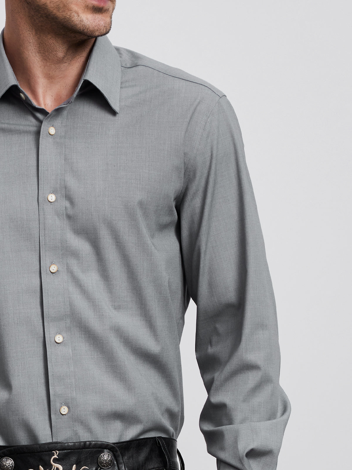 MEN'S SHIRT LENZ DARK GREY