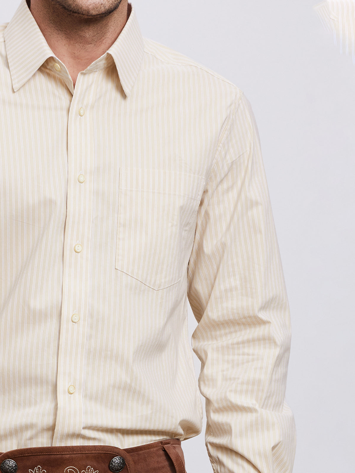 MEN'S SHIRT LENZ LIGHT YELLOW