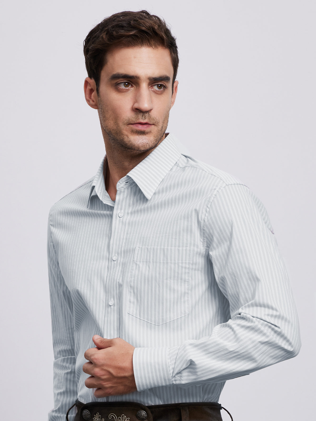 MEN'S SHIRT LENZ GRAY BLUE