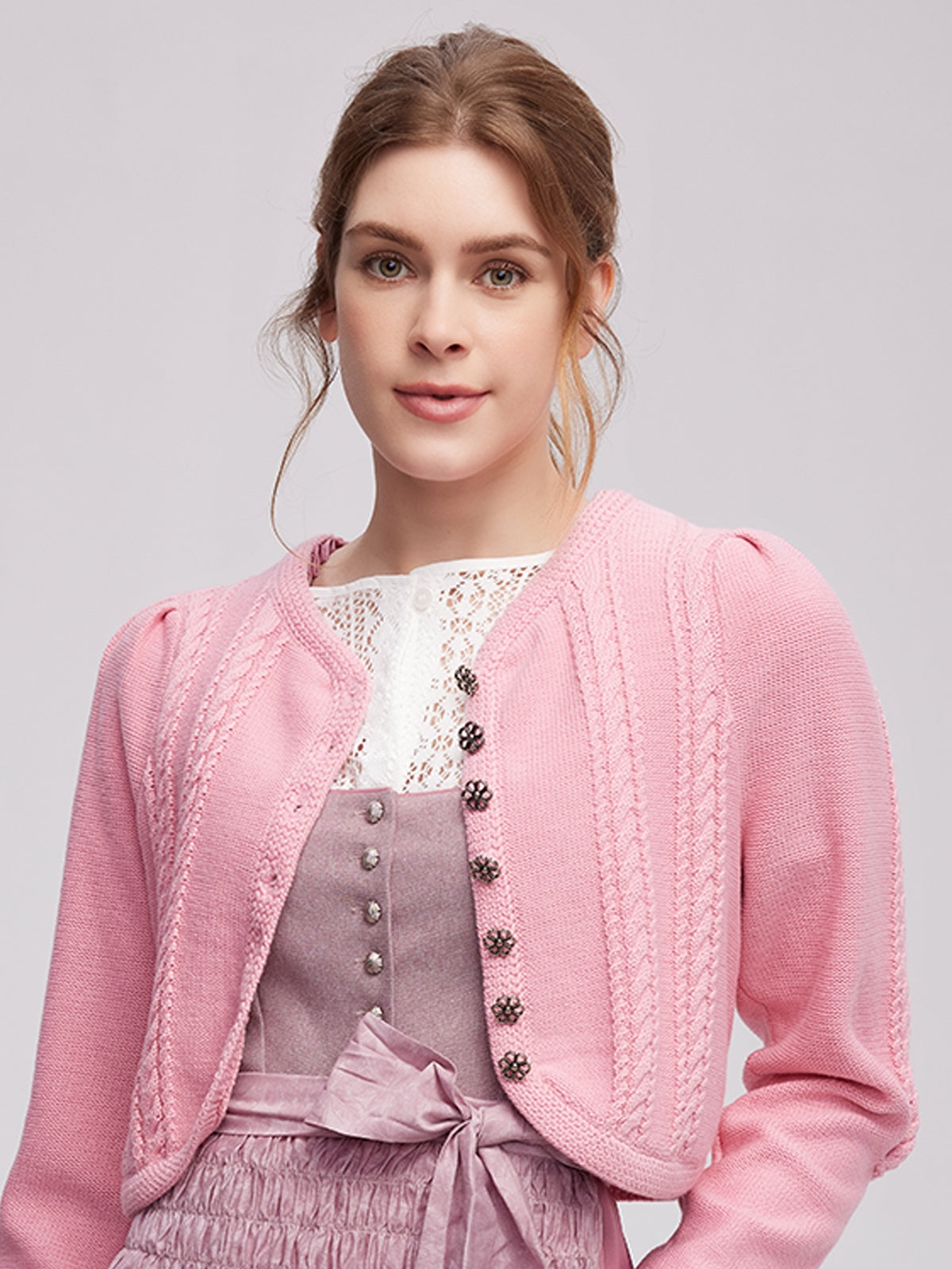 STRICKJACKE - MARTHA IN ROSA