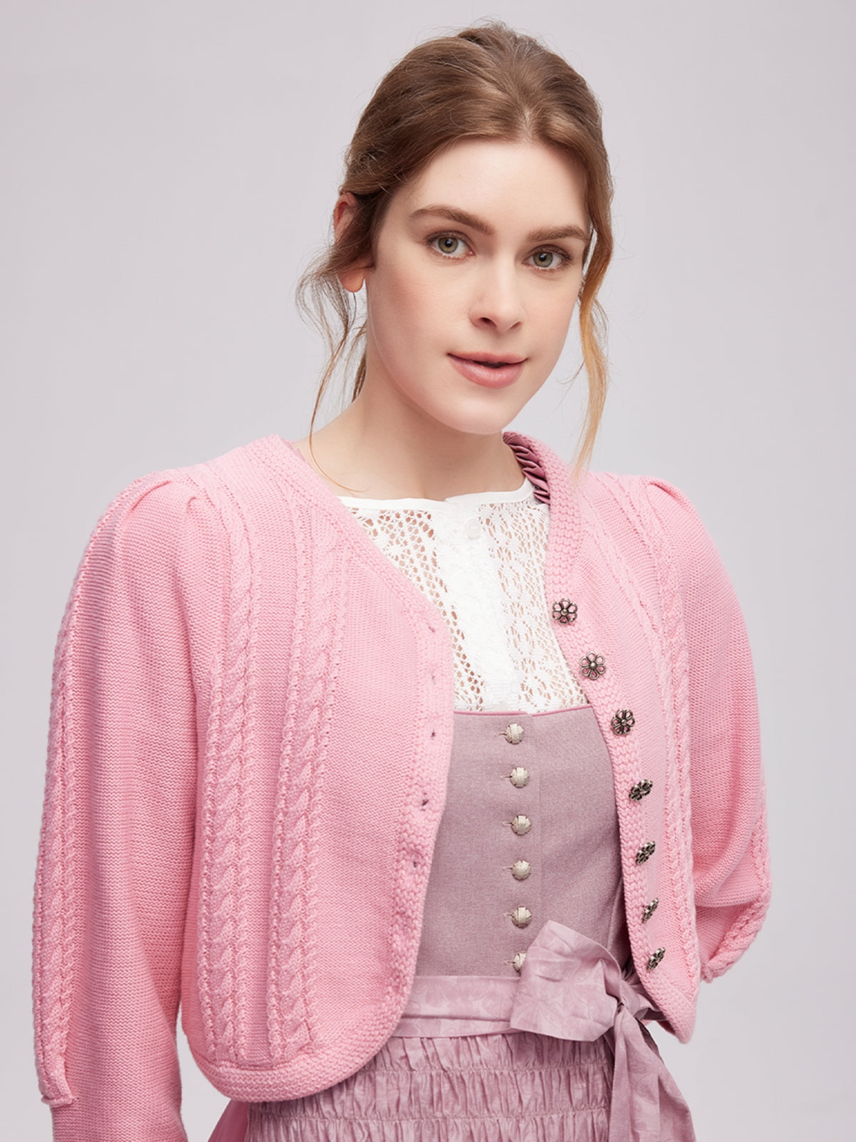 STRICKJACKE - MARTHA IN ROSA