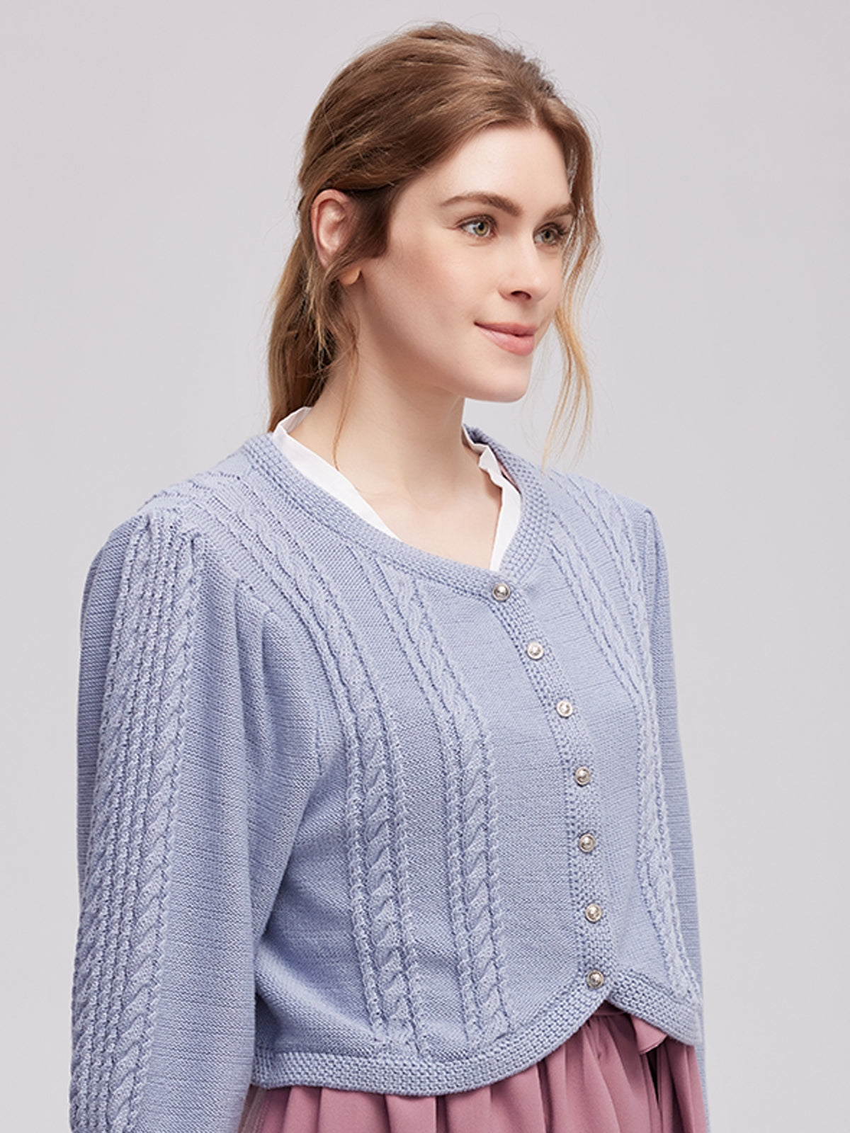 STRICKJACKE - MARTHA IN BLAU