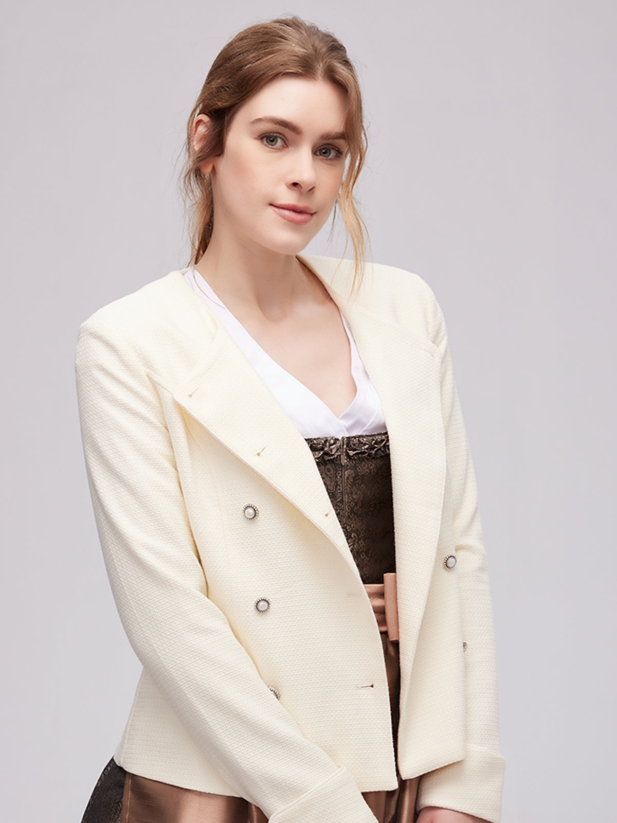 WOMEN'S JACKET - JOSIE IN WHITE