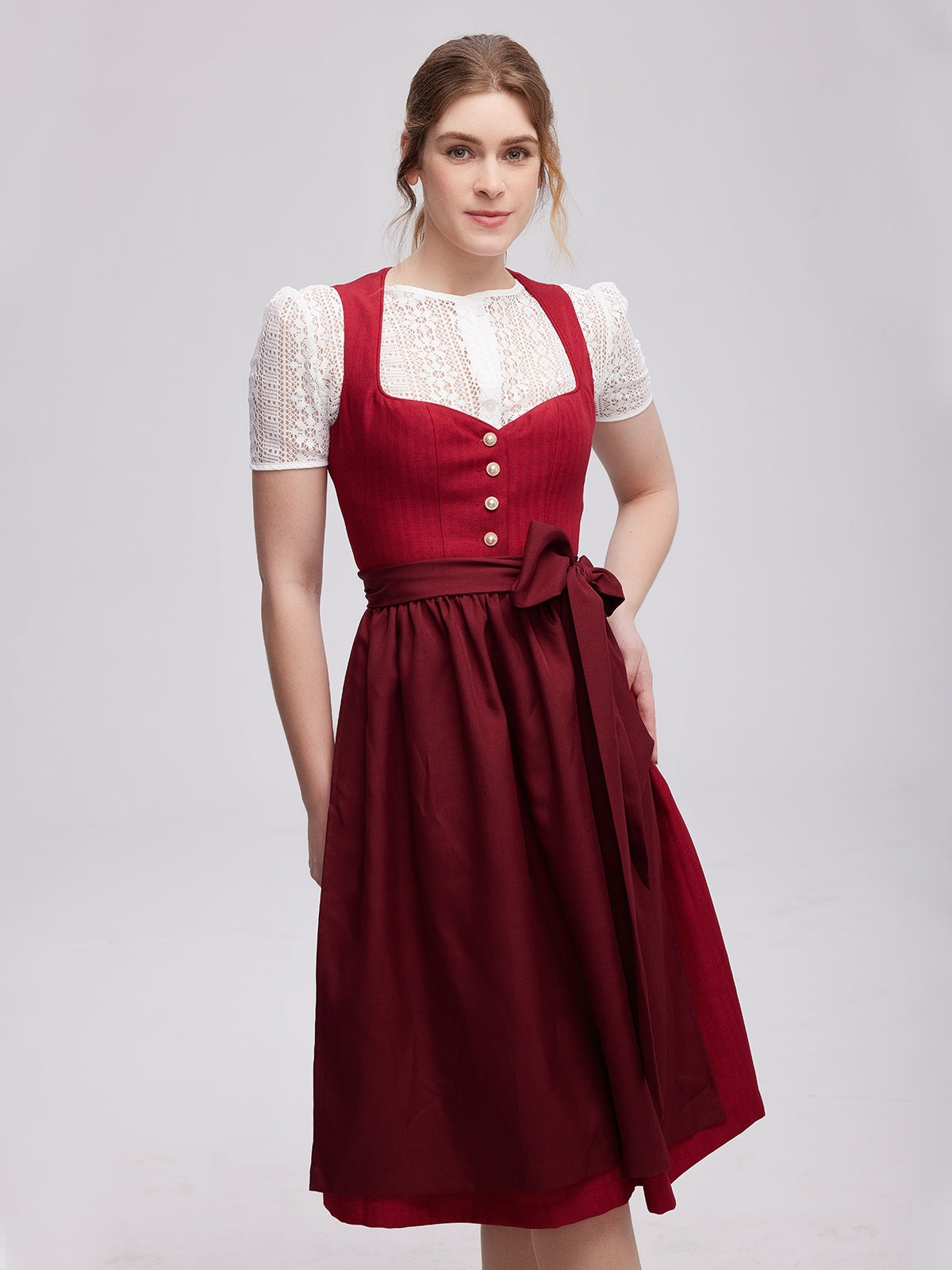 DIRNDL - AMANA IN RED